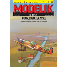 FOKKER D.XXI - истребитель