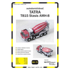 Tatra 815 8x8 Stasis AMH-8 - бетономешалка